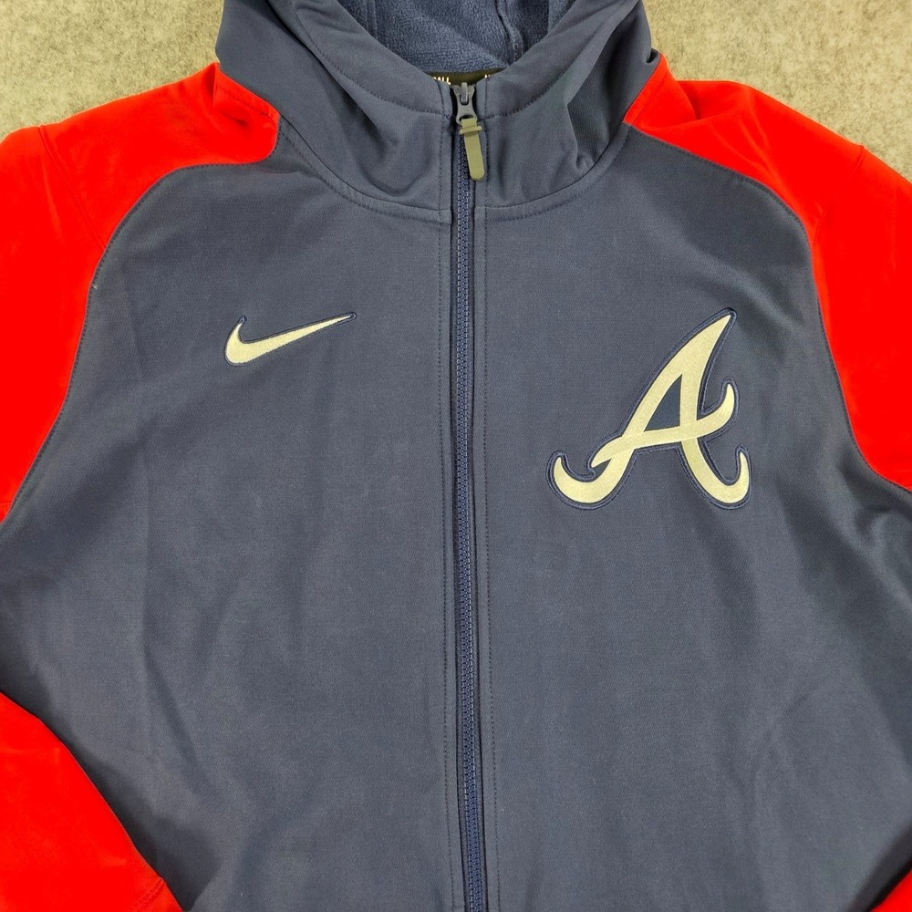 Nike MLB Atlanta Braves Authentic Collection Dugout Jacket Men XL - Picture 3 of 10